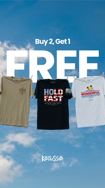 graphic tee, graphic t-shirt, christian t-shirt, religious shirt, printed tee, faith apparel, bundle offer, sale promotion, outdoor, modern typography, bold, fresh, blue, white, neutral
