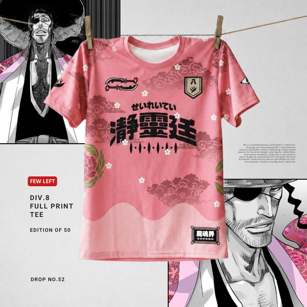 graphic t-shirt, anime shirt, full print tee, short sleeve shirt, casual tee, limited stock, new arrival, lifestyle, playful, bold, pink