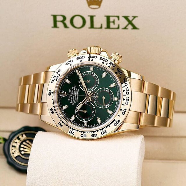 luxury watch, analog watch, gold watch, chronograph watch, wrist watch, bestseller push, minimalist, luxurious, trustworthy, gold, green, neutral
