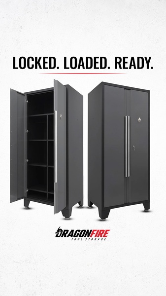 Dragonfire Tool Storage Cabinet Creative