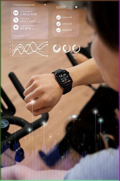 smartwatch, fitness watch, smart watch, activity tracker, fitness tracker, health watch, product launch, brand awareness, lifestyle, modern typography, energetic, trustworthy, neutral, blue, brown