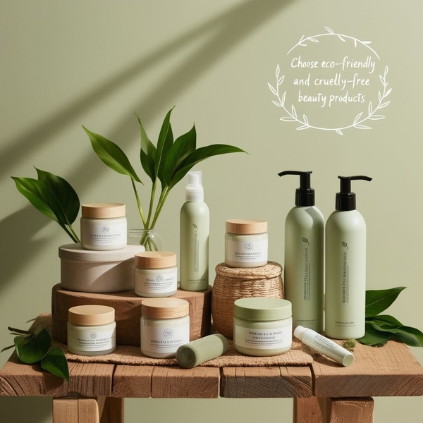 skincare set, natural beauty products, organic skincare, face cream, body lotion, beauty collection, brand awareness, product launch, lifestyle, minimalist, calm, fresh, green, neutral