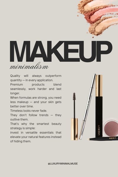 makeup, cosmetics, mascara, face powder, eye makeup, beauty products, makeup set, brand awareness, bestseller push, minimalist, editorial, luxurious, calm, neutral, black, gold