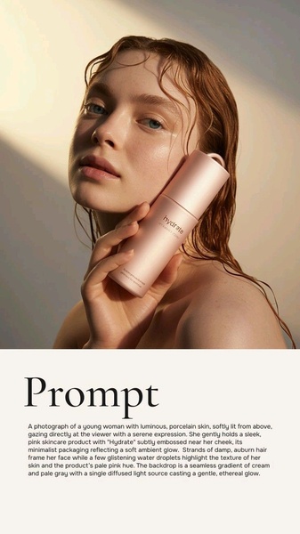 face serum, hydrating serum, facial moisturizer, skin hydration spray, face mist, skincare serum, brand awareness, product launch, editorial, lifestyle, luxurious, calm, neutral, pink