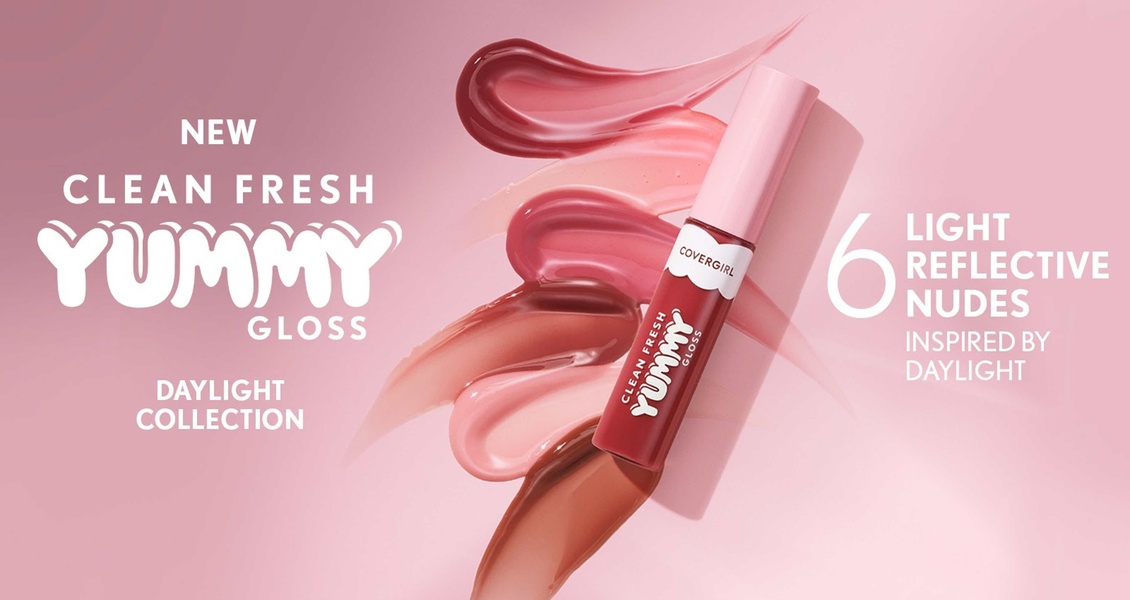lip gloss, lip makeup, lip color, lip shine, glossy lip product, new arrival, product launch, minimalist, editorial, playful, fresh, pink, neutral