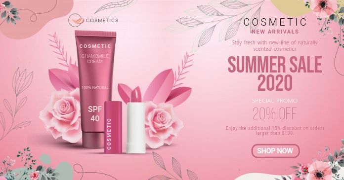 face cream, lip balm, skin care set, spf moisturizer, cosmetics bundle, chamomile cream, new arrival, sale promotion, minimalist, editorial, warm, fresh, pink, pastel, summer sale