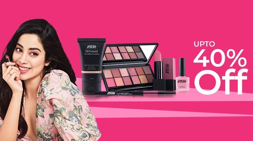makeup set, cosmetics collection, beauty products, makeup kit, face makeup, nail polish set, sale promotion, limited time deal, lifestyle, modern typography, energetic, playful, pink, neutral