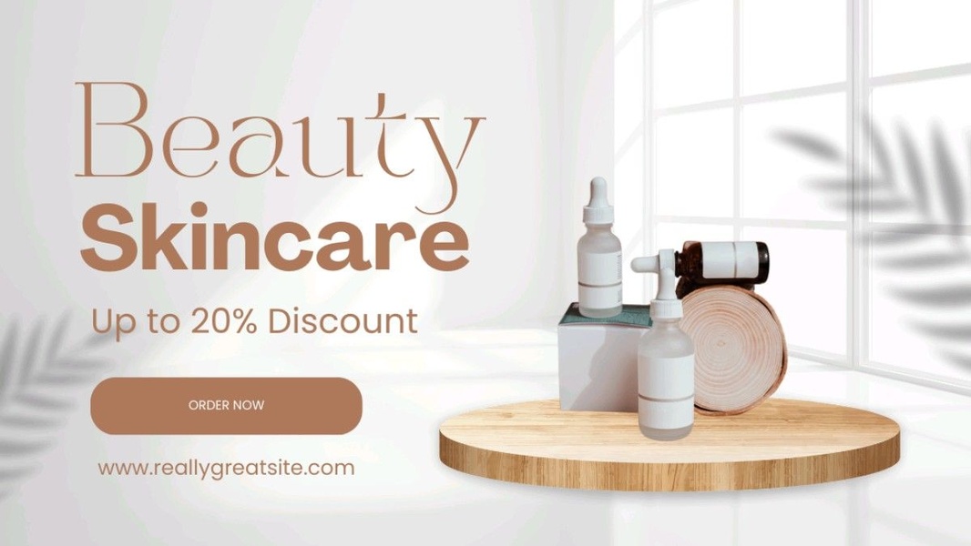 skincare set, face serum, skin care routine, facial moisturizer, beauty serum, skincare bundle, sale promotion, brand awareness, minimalist, editorial, calm, warm, neutral, brown