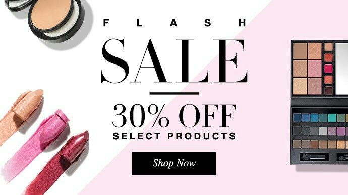 makeup, cosmetics, beauty products, makeup palette, lipstick, face makeup, eyeshadow palette, limited time deal, sale promotion, minimalist, modern typography, bold, energetic, neutral, pink, black