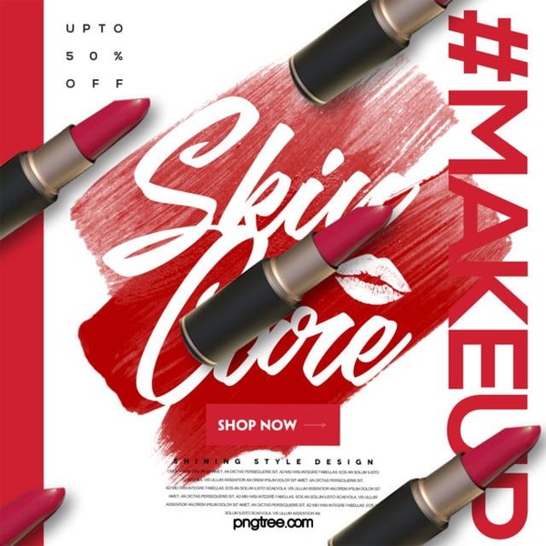 lipstick, lip color, matte lipstick, lip makeup, lip cosmetics, bullet lipstick, sale promotion, brand awareness, modern typography, minimalist, bold, energetic, red, neutral