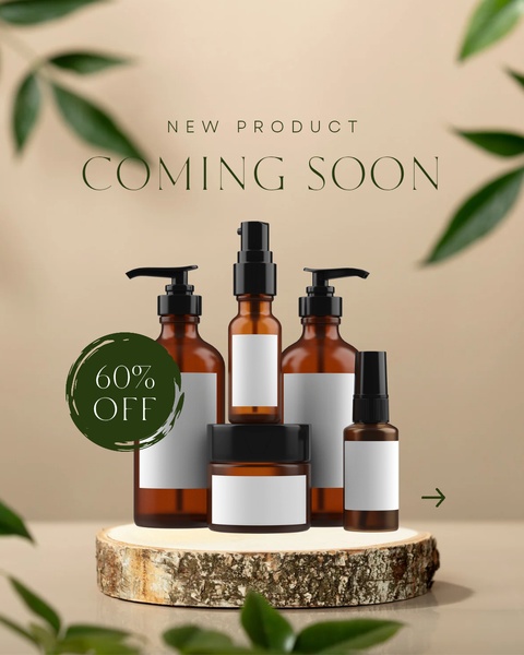skincare set, face care kit, skin care routine, beauty set, facial serum set, moisturizer set, product launch, sale promotion, minimalist, editorial, calm, warm, neutral, brown, green