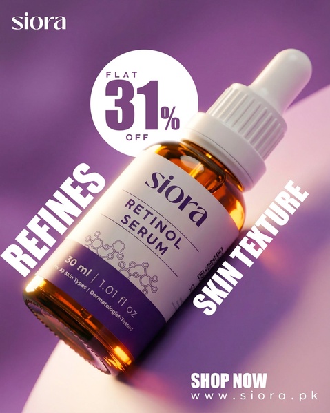retinol serum, face serum, anti aging serum, skin serum, retinol skincare, facial serum, sale promotion, product launch, minimalist, modern typography, bold, luxurious, purple, neutral