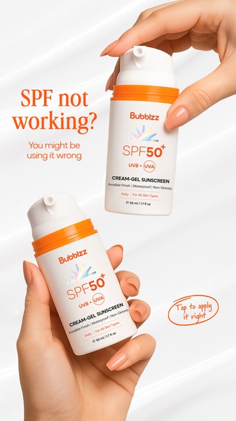 sunscreen, spf cream, face sunscreen, sun protection cream, spf moisturizer, uv protection lotion, brand awareness, product launch, lifestyle, minimalist, fresh, trustworthy, neutral, orange