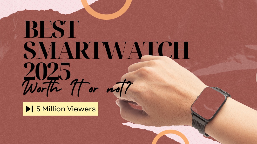 smartwatch, fitness tracker, wearable device, smart watch, activity tracker, product launch, social proof, modern typography, bold, warm, brown, orange