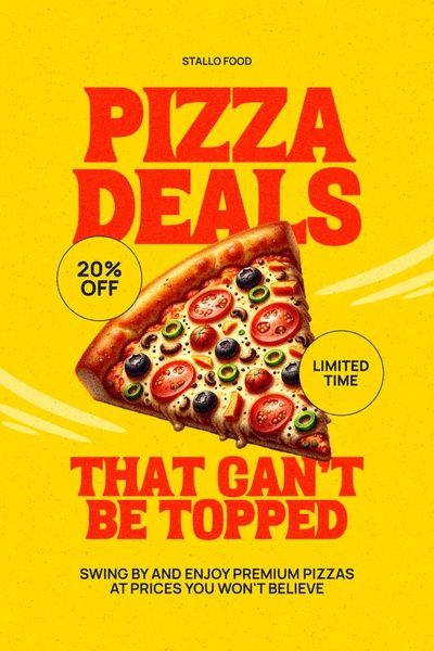 Stallo Food Pizza Deals Ad