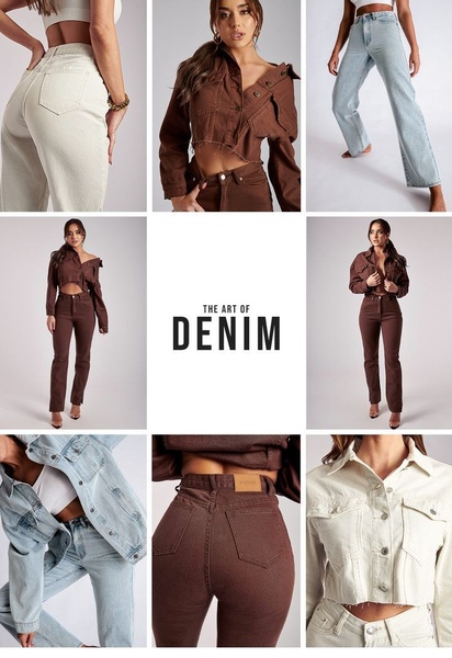 denim jeans, denim jacket, denim set, jeans, denim clothing, denim pants, new arrival, brand awareness, editorial, minimalist, bold, luxurious, brown, neutral, blue
