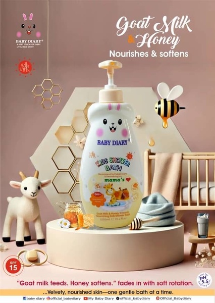 baby body wash, kids shower gel, baby bath soap, children bath wash, baby skincare wash, goat milk baby wash, product launch, brand awareness, minimalist, editorial, playful, warm, neutral, pastel, gold