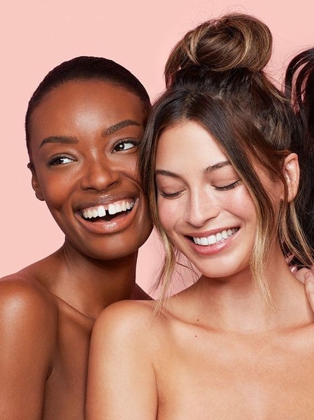 foundation, face makeup, skin foundation, liquid foundation, makeup foundation, complexion makeup, brand awareness, editorial, warm, playful, pink, neutral
