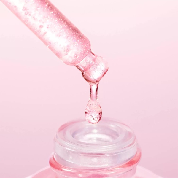 face serum, skincare serum, hydrating serum, beauty oil, facial treatment, product demo, minimalist, editorial, fresh, calm, pink, pastel