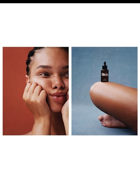 face oil, facial serum, skincare oil, face moisturizer, beauty oil, product demo, brand awareness, lifestyle, editorial, calm, fresh, neutral, blue, brown