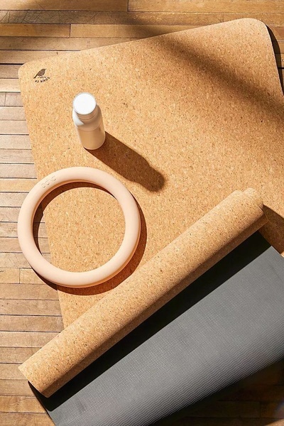 Minimalist Yoga Mat Lifestyle Flat Lay